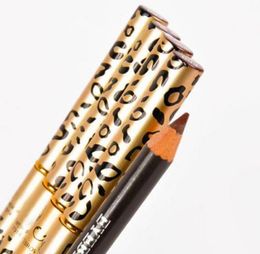 New Leopard Women Eyebrow Waterproof Black Brown Pencil With Brush Make Up Eyeliner 5 Colours for choose 5pcslot3935871