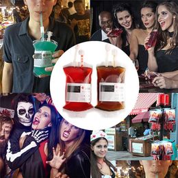 Other Festive Party Supplies Clear Halloween Food Grade Pvc Drink Bag The Vampire Diaries Cosplay Blood Props Decoration Drop Deli Dhdpq