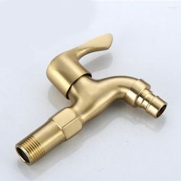 Bathroom Sink Faucets 1/2" Faucet Brass Single Cold Tap Wall Mounted Water For Washing Machine Mop Pool Outdoor Garden Bibcock