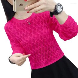 Women's Sweaters Hollow Summer Fashion Knitting Shirt 2023 Female Thin Internet Celebrity Short Jacket Korean Version Pullover Sweater