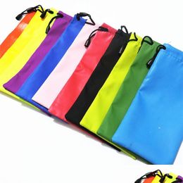 Gift Wrap Fashion Glasses Cases Cloth Bag Phone Waterproof Microfiber Sunglasses Bags Gadgets Dstring Cleaning And Storage Pouch Col Dhlwc