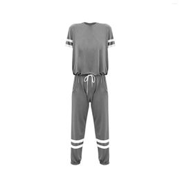 Active Sets Summer Casual 2pcs Outfits Set For Women Sports Sweatsuit Shirt Top Pants Womens Snow Cocktail Dresses