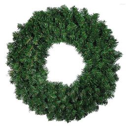 Decorative Flowers 1 Pcs 30cm Artificial Pine Wreath Garland For Front Door Window Fireplace Christmas