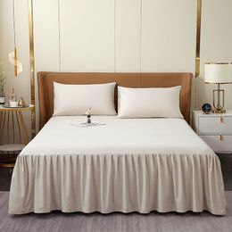 Bed Skirt 3 Pieces/Set Solid Ski Bed Family el Bed Covers Bed Covers Bed Mattress Protectors Bedclothes Double Large 230330