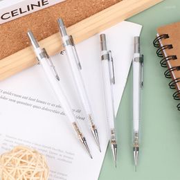 Transparent Mechanical Pencil 0.3 0.5 0.7 0.9mm Automatic Lead Refill Art Painting Writing Supplies Stationery