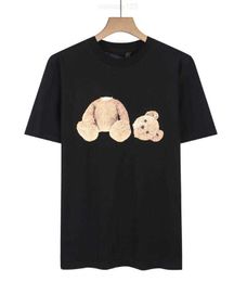Fashion Summer Men and Womens T-shirts Mans Palms Stylist Angel t Shirt Tee Guillotine Bear Printed Short Sleeve Truncated Bears Angels TeesXVFL