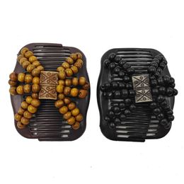 Magic Hairpin CR38 Korean version changeable hair comb wooden bead Magic Comb magic modeling 2 colors