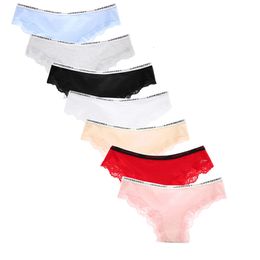 Women's Panties 7 pieces/batch Sexy lace underwear Women's low waist underwear Seamless cotton underwear Women's underwear 230331