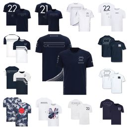 2023 New F1 racing suit Racer T-shirt Team with short sleeves and quick-drying tops customized for men and women