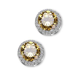 Stud Fashion Style Cubic Zirconia Earrings For Women Statement Earring High Quality Colorf Brand Cz Stone Jewelry Wh Dhgarden Dhkfl