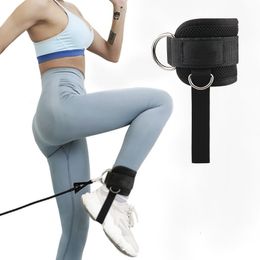 Resistance Bands Fitness Thigh Glute Exercises Padded Ankle Cuffs Accessories Adjustable DRing Straps Gym with Foot Strap Cable Machine 230331