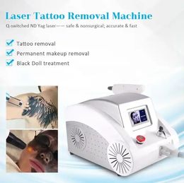 MultiFunctional ND YAG laser 1064nm 532nm 1320nm Tattoo Removal Machines Eyebrow Washing Freckles Birthmark Black Face Doll Lip Line Laser Beauty salon Equipment