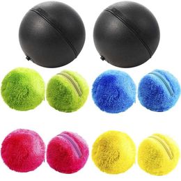2 Set Magic Roller Ball Toy Dog Cat Automatic Roller Toys Ball With 2 Rolling And 8x Colourful Cover Mini Robot Cleaner F220t