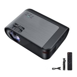 Projectors Led Portable Projector 1080P Full HD Wifi 5500 Lumens Home Outdoor Office Projection US Plug 230331