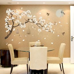 Wall Stickers Home>Product Center>Interior Decoration Decals>Decorative Flower Decals>Bird Flower Wall Decals 230331