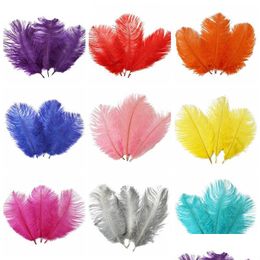 Party Decoration 10-12 Inch Ostrich Feather Plume White Pink Bury Table Centrepieces Celebrity Wall Decor Drop Delivery Home Dhbqe