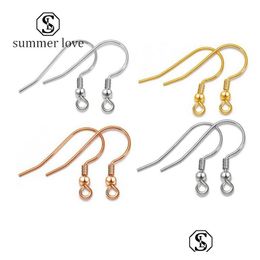 Charms High Quality 925 Sterling Sier Ear Hook Clasp Dangle Earring For Women Charm Prndent Accessories Jewellery Gifty Drop D Dhgarden Dhd1P