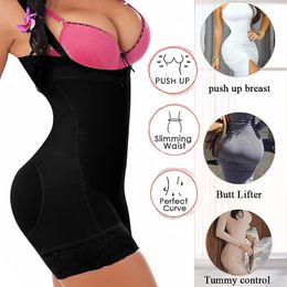 Waist Tummy Shaper Colombiana's Flat Belly Sheathing Panties Reducing Girdles Trainer Body Belts for Women Slim Shapewear 230331