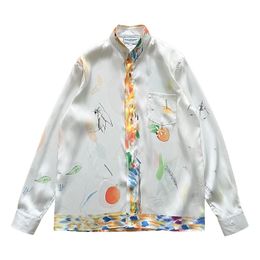 2023 spring newest fashions mens designer luxury beautiful printing shirts - US SIZE shirts - good quality mens designer button long sleeve shirts