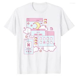 Women's T Shirts 90s Grunge | Kawaii E-Girl Aesthetic Clothes Browser T-Shirt Harajuku Style Graphic Tee Tops Clothing Women Streetwear