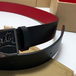 Red Sole Mens premium quality belt 40mm luxury brand designer womens belt fashion casual style both sides can be made of real cowhide never crease waistbands 18