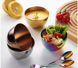 Stainless Steel Small Bowls Sauce Dishes Ice Cream Cups Mini Serving Dessert Bowl Round Seasoning Dishes Sushi Dipping for Kitchen SN4356