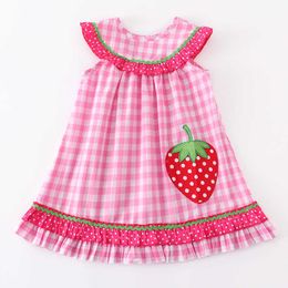 Girlymax Baby Girls Summer Clothes Watermelon Milk Silk Sleeveless Dress Knee Length Floral Leopard Tie Dye Kids Clothing