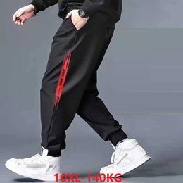 Men's Pants summer spring autumn Men sport pants sweatpants casual letter pants plus size 8XL 9XL 10XL elasticity skate pants 54 big sales W0325