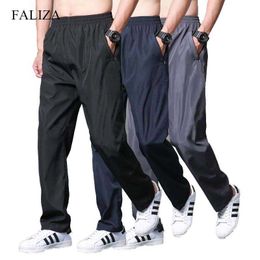 Men's Pants Summer Casual Pants Mens Oversized Sweatpants Grey Black Wide Resistant Breathable Track Pants Running Tracksuit Trousers 6XL W0325