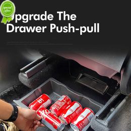 New Car Under Seat Storage Box Drawer Type Organiser Storage Lower Box Case For Tesla Model Y 2017-2023 Interior Accessories