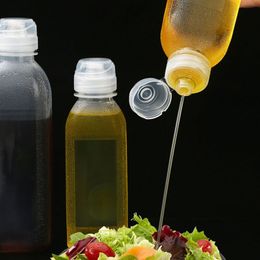 300/500ML Kitchen Cooking Utensils Oil Bottle Plastic Squeeze Sauce Olive Oil Bottle Kitchen Accessories