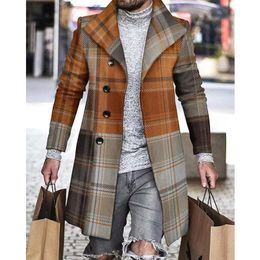 Men's Trench Coats 2023 Spring Fashion Men Windbreaker long clothes Mens Casual Business Coat Leisure Overcoat Male Punk Style 230331