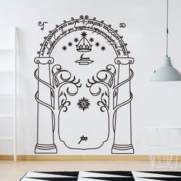 Wall Stickers "The King of the Forest" Decal Bedroom Living Room Movie "The King of Moria" Door Decal Vinyl Decorative Boys' Room 230331