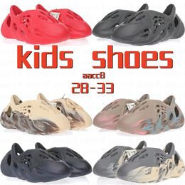 kids shoes slide runner slipper boys girls designer slippers black shoe boy sneakers toddler children kid fashion grey tainers foam