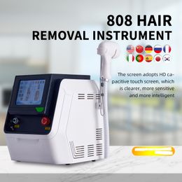 Professional Home Beauty Instrument Popualr Diode Laser Hair Removal Three wavelength 808 755 1064 Diodo Depilation Facial Beauty Salon Machine Equipment