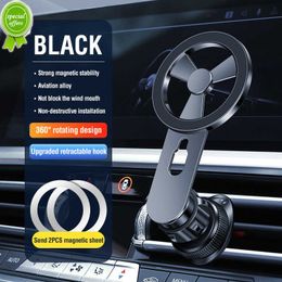 New Universal Magnetic Car Phone Holder 360 Windshield Car Dashboard Mobile Cell Stand Support Bracket Fit for All Size Smartphone