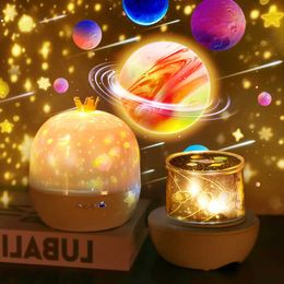 Night Lights Galaxy Light Projector Star Night Light with Bt Speaker Remote Controller Rechargeable Rotate Led Lamp for Bedroom Decoration P230331