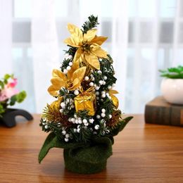 Christmas Decorations Xmas Ornament 20cm Small Table Desk Mini Tree Holiday Ornaments Decoration Drop