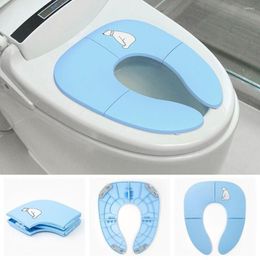 Toilet Seat Covers Cute Travel Portable Folding Pot Seater Potty Pad Training Cover
