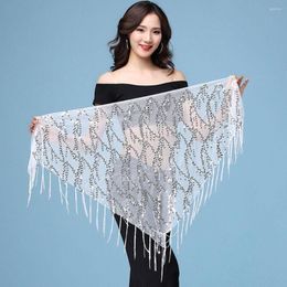 Stage Wear Belly Dance Costumes Sequins Tassel Hip Scarf For Women Performance Waist Belt 9 Kinds Of Colours