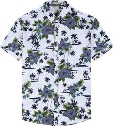 Men's Casual Shirts Men Clothing 2022 Summer New Men's 3D Digital Printing Shirt Casual Fashion Loose Short Sleeve Hawaiian Shirt W0328