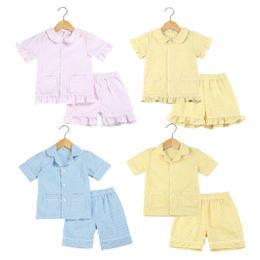 Pajamas Wholesale baby clothing Tatar flannel baby pajamas set matching family children's boys and girls Christmas pajamas 230331