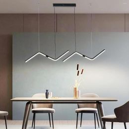 Pendant Lamps L90cm L120cm Modern LED Light For Dining Tables Living Room Lighting Fixtures 110V 220V Nordic Loft Lamp