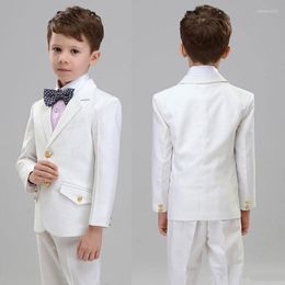 Men's Suits Tailored Made White Baby Boys Costume For Boy 2023 Black Kids Blazer Red Suit Formal Wedding Wear Children Clothing