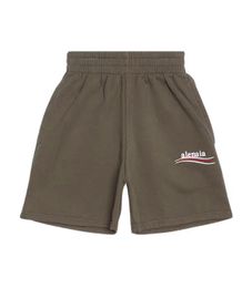 Barnbyxor designer shorts mode pojkar flickor kort jogger byxa sommar korta byxor brev våg broderi