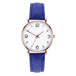 HBP Fashion Leather Strap Quartz Movement Electronic Watch Ultra-thin Dial Ladies Wristwatch Casual Clock Ladies Business Watches Gift