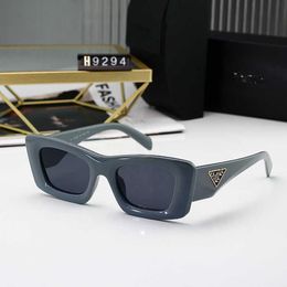 Triangular P letter Designer Sunglasses 2022 new Korean fashion ins women's sunshade sunglasses men's small frame cat's eye
