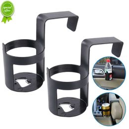 New 2Pcs Car Water Cup Holder Multifunctional Hanging Back Seat Mount Drink Storage Holders Auto Interior Water Bottle Organizer