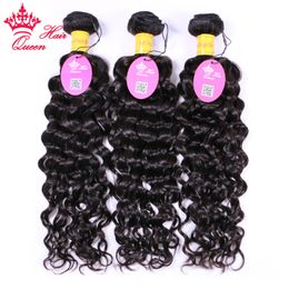 Peruvian Water Wave Bundle Deals 100% Unprocessed Virgin Human Raw Hair Weave Extensions Wet and Wavy Hair Bundles Hair Extensions Queen Hair Products