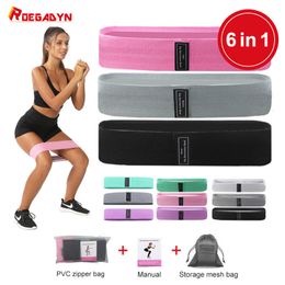 Resistance Bands Drop 1Pcs OEM Hip Leg Training Rubber Fitness Resistance Bands Booty Fabric Set Elastic Band For Sport 230331